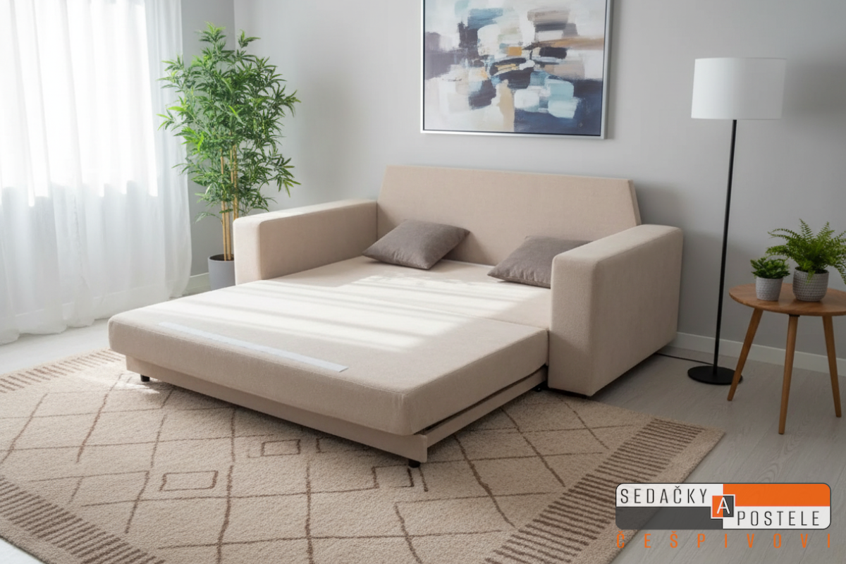 rozkládací pohovka pro trvalé spaní 180x200cm PNT rozl