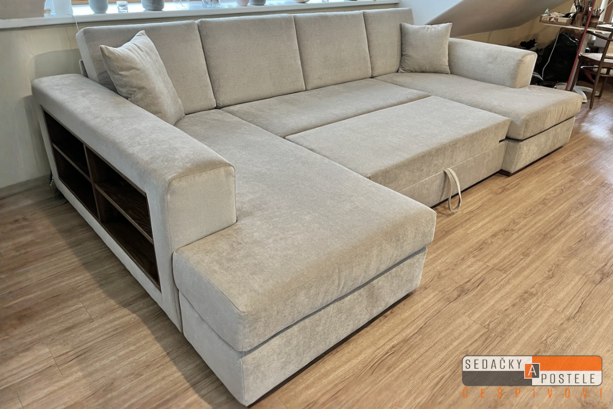 Realizace sedačky v designu DEB do Kuřimi