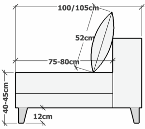 typ KOS na nožičkách 12cm