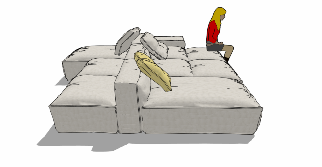 Oboustranná sedací souprava 1