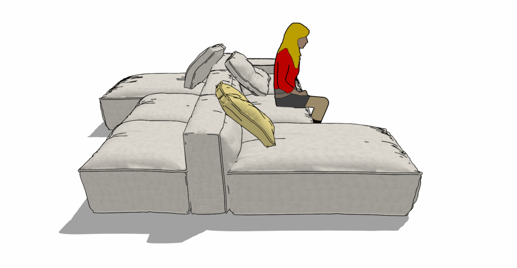 Oboustranná sedací souprava 2