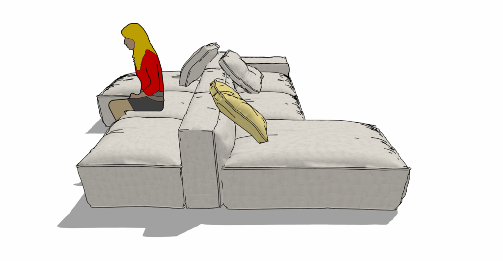 Oboustranná sedací souprava 1