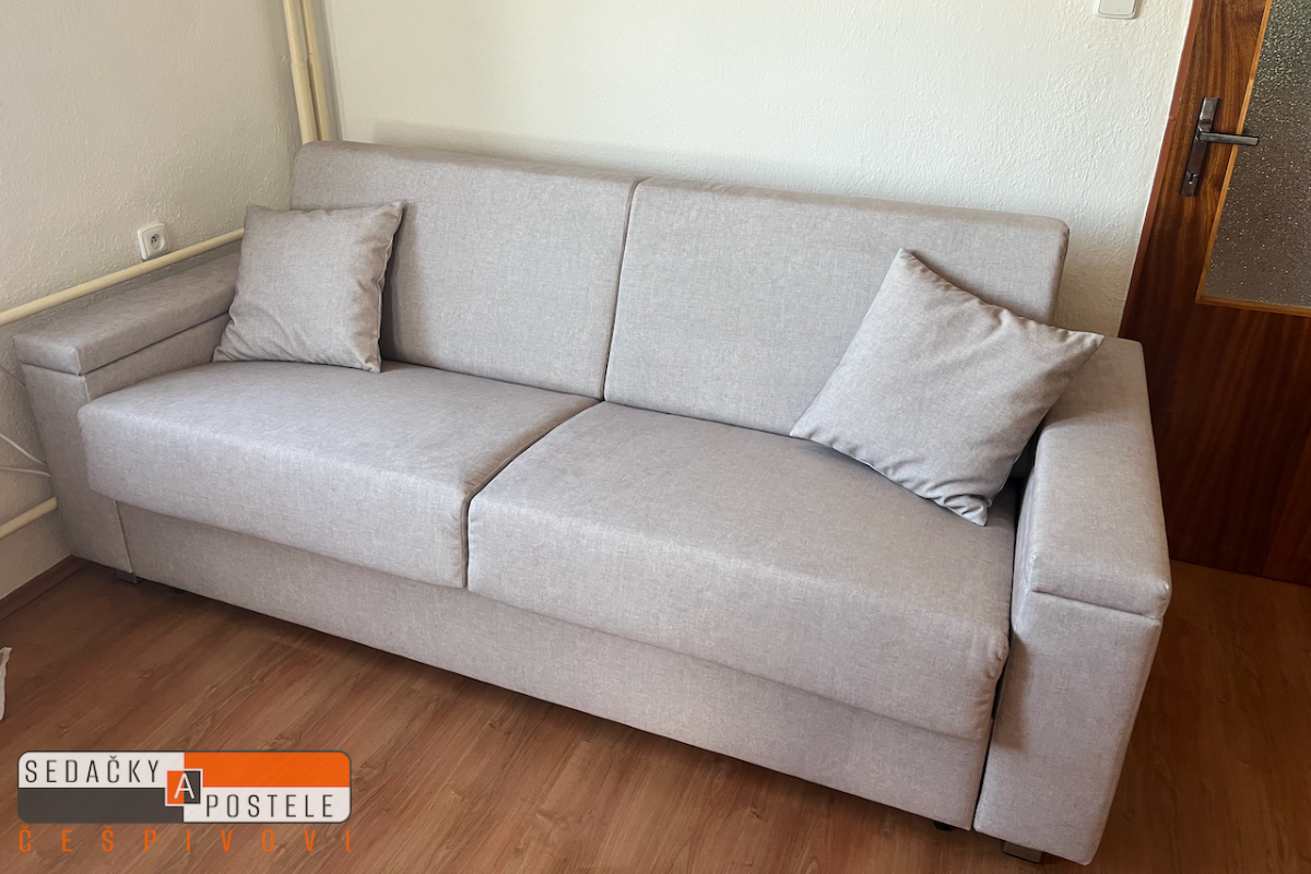 Pohovka pro trvalé spaní s úložnými prostory SPA2