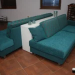 typ DEB protilehlé pohovky s otevřenými konci