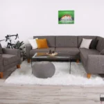 typ DEB rohová souprava a křeslo